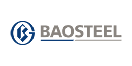 A logo marked with BAOSTEEL